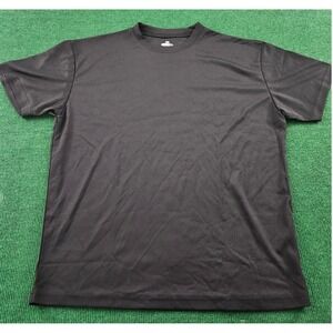 POWER TEK Mens Black Short Sleeve Athletic T Shirt Size XS Polyester